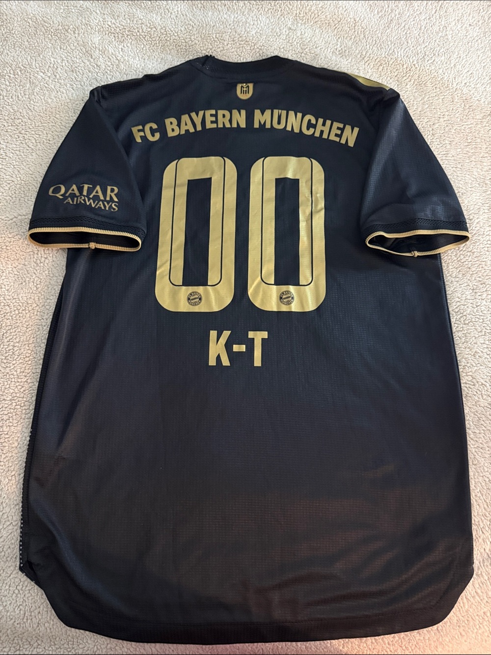 Bayern Munich #00 K-T 2021/22 Adidas Third Away Player Edition Jersey